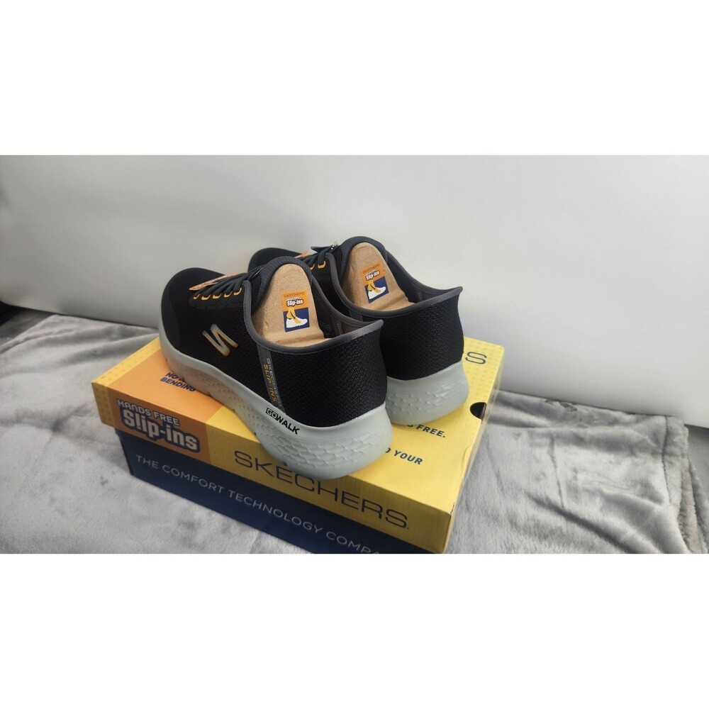 Skechers‎ Men's Size 10 Black Slip-Ins Go Walk Flex Memory Foam Waterproof NWB - Picture 2 of 5